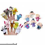16PC Finger Puppets Bolayu 10 Animals 6 People Family Members Educational Toy  B01LYJDVY8